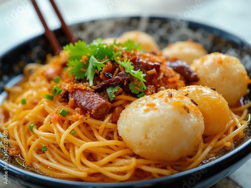 Delicious Mie Gacoan: Spicy Noodles & Fried Dumplings