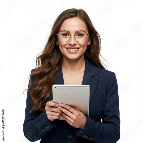 Wallpaper Mural Confident Businesswoman Using Tablet Computer, Portrait, Technology, Professional, Success Torontodigital.ca