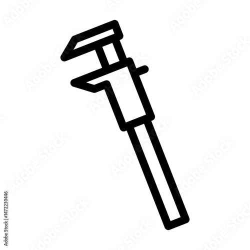 caliper line icon