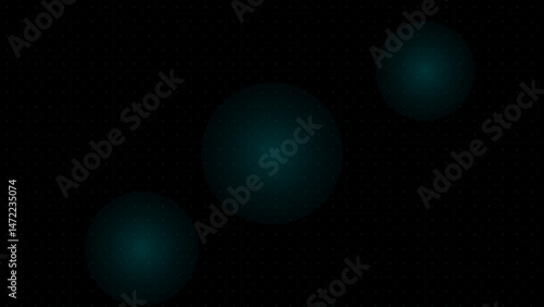 A glowing light bulb and a lone egg shine bright in the dark black space