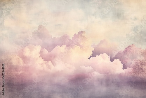 Fototapeta Naklejka Na Ścianę i Meble -  Pastel cloudscape