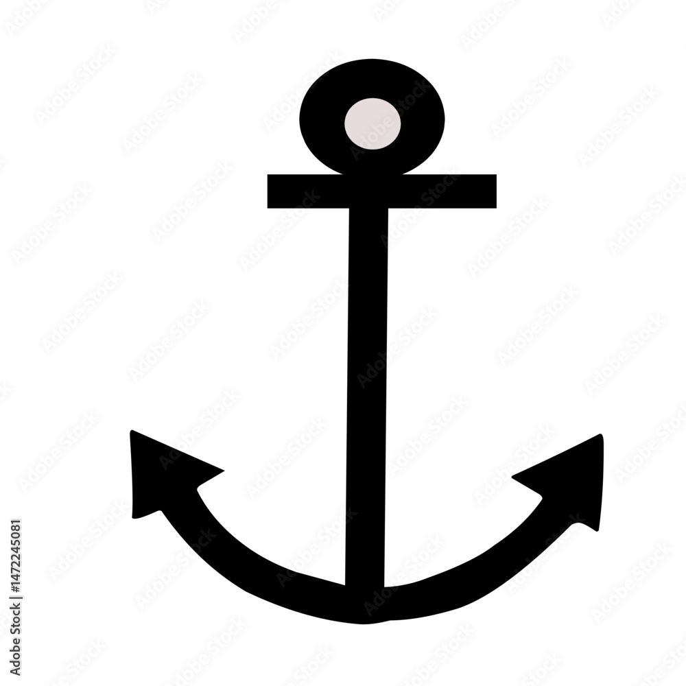 Anchor Icon Vector Illustration Anchor Icon Vector Illustration