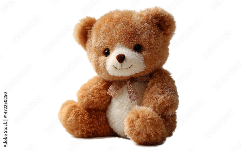 Obraz premium [Transparent Background PNG]Adorable Plush Teddy Bear Gift