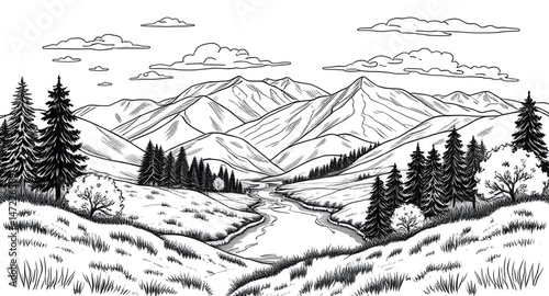 drown landscape art 