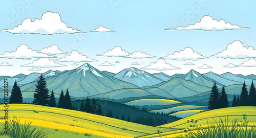 drown landscape art 