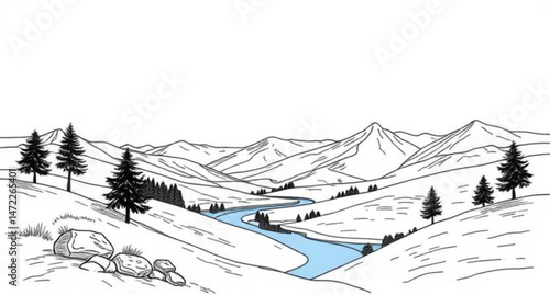 drown landscape art 