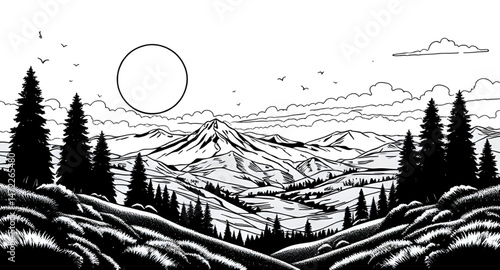 drown landscape art 