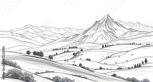 drown landscape art 