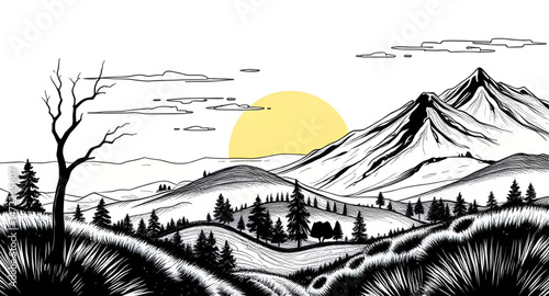 drown landscape art 