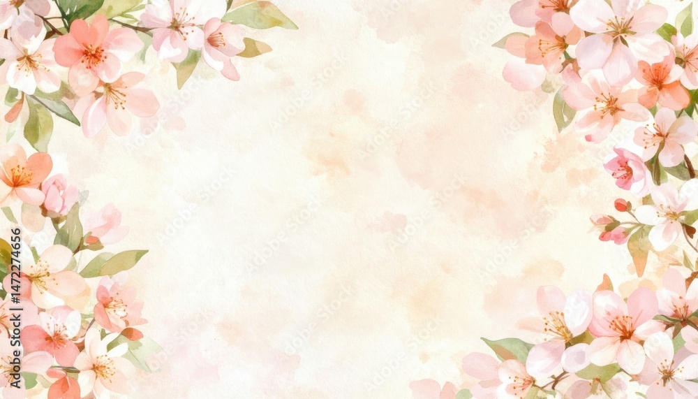 Floral frame design for greeting cards nature graphic art soft pastel colors close-up view aesthetic concept Floral frame design for greeting cards nature graphic art soft pastel colors close-up view aesthetic concept