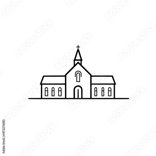 church icon vector
