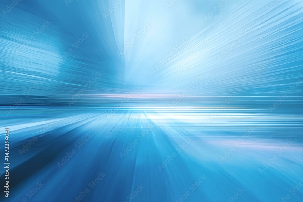 Abstract Blue Light Speed Lines Abstract Blue Light Speed Lines