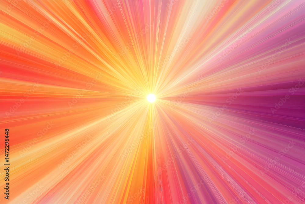 Bright Radiant Burst of Colorful Light Abstract Background Design Bright Radiant Burst of Colorful Light Abstract Background Design