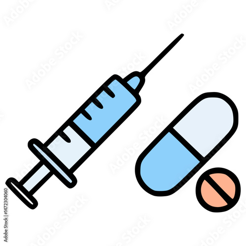 vaccine_syringe_injection_icon and pill_capsule_medicine_icon