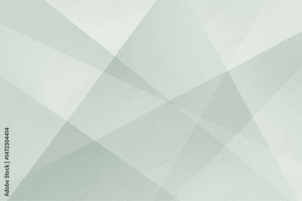 Abstract Light pastel soft pale dusty green sage grey white abstract pattern background. Geometric shape. Line stripe angle facet triangle fold. Color gradient. Noise grain. Abstract Light pastel soft pale dusty green sage grey white abstract pattern background. Geometric shape. Line stripe angle facet triangle fold. Color gradient. Noise grain.