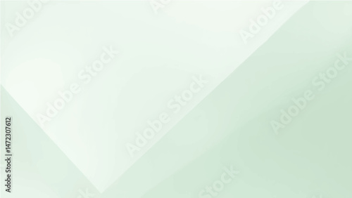 Abstract light white soft pale dusty green sage grey white abstract pattern background. Geometric shape. Line stripe angle facet triangle fold. Color gradient. Business, tech. Design. Minimal.