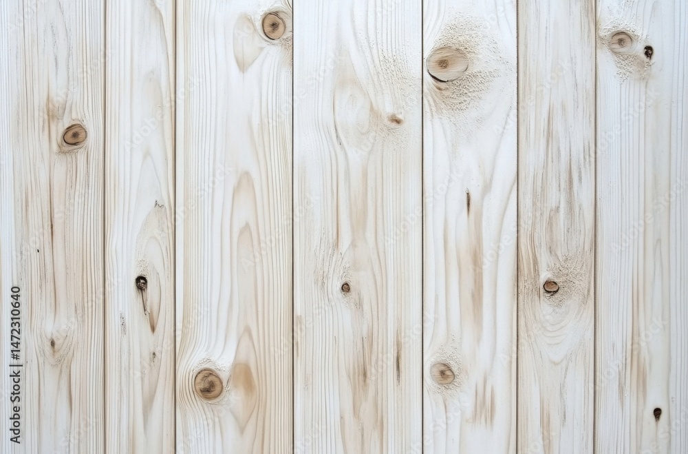 Close-up view of a light-colored wood plank wall, showcasing the natural grain and knots of the wood. The planks are vertically arranged, creating a textured surface ideal for backgro : Generative AI Close-up view of a light-colored wood plank wall, showcasing the natural grain and knots of the wood. The planks are vertically arranged, creating a textured surface ideal for backgro : Generative AI
