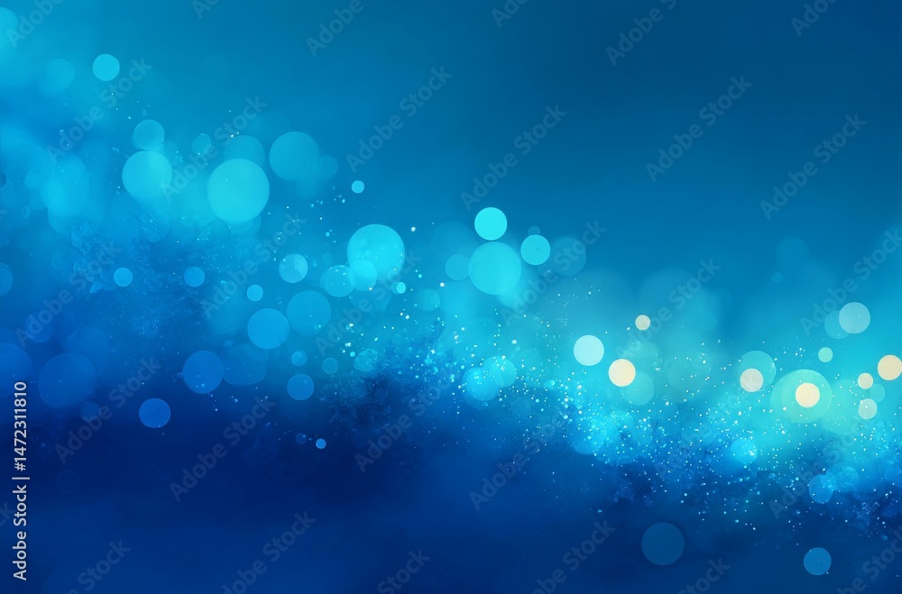 Abstract Blue Bokeh Background Design Abstract Blue Bokeh Background Design