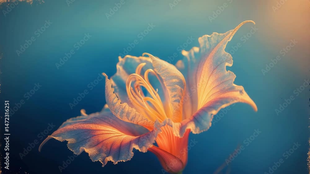 A video highlighting a distinctive flower A video highlighting a distinctive flower
