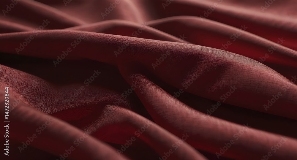 Obraz premium Buy burgundy silk fabric online: luxurious drape, soft texture, high quality material