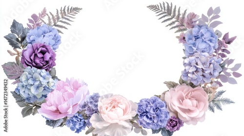 Purple and pink floral mix