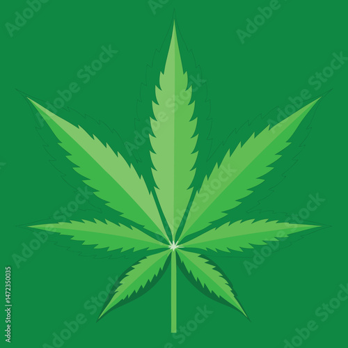 cannabis leaf background