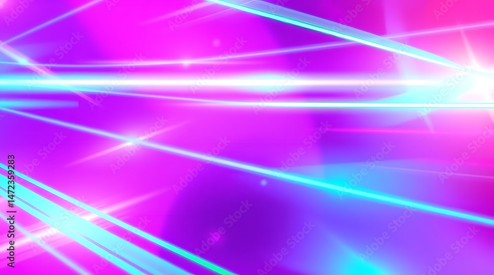 Abstract vibrant purple and cyan glowing lines background. Dynamic energy light streaks. Futuristic digital art. Abstract vibrant purple and cyan glowing lines background. Dynamic energy light streaks. Futuristic digital art.