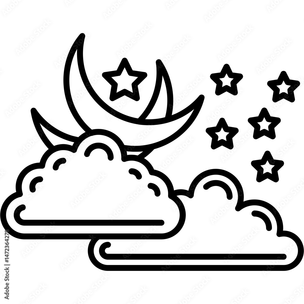 Obraz premium Cloud Icon