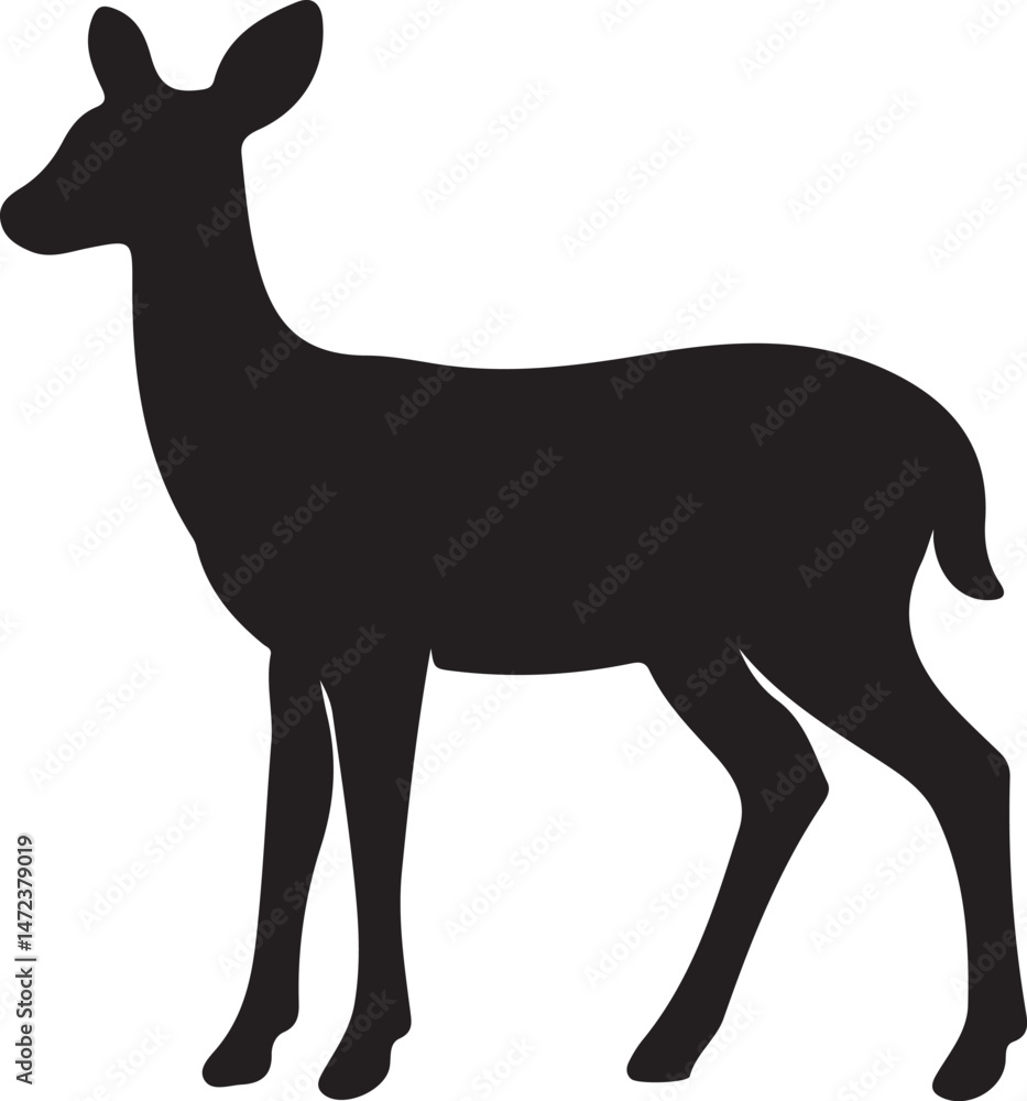 Fototapeta premium deer silhouette