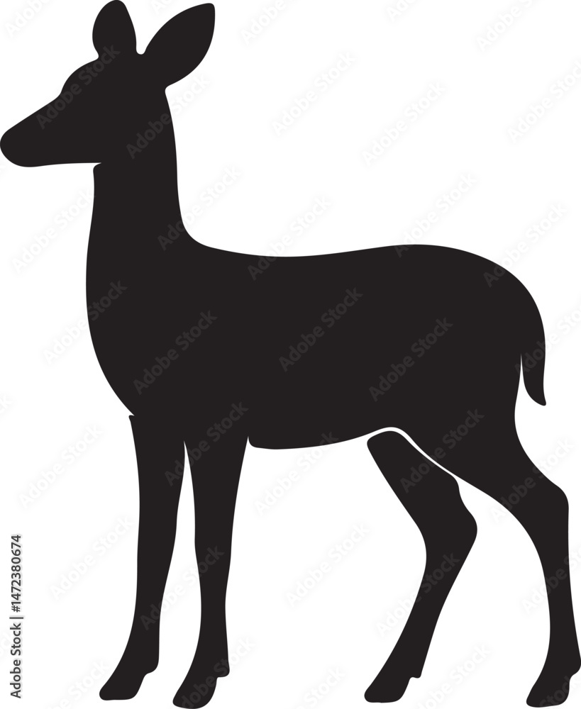 Fototapeta premium deer silhouette