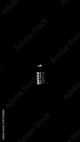Rotate Your Phone Icon with Transparent Background