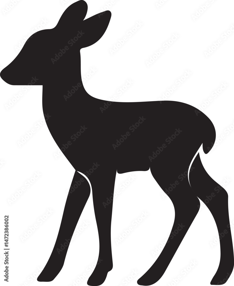 Fototapeta premium deer silhouette