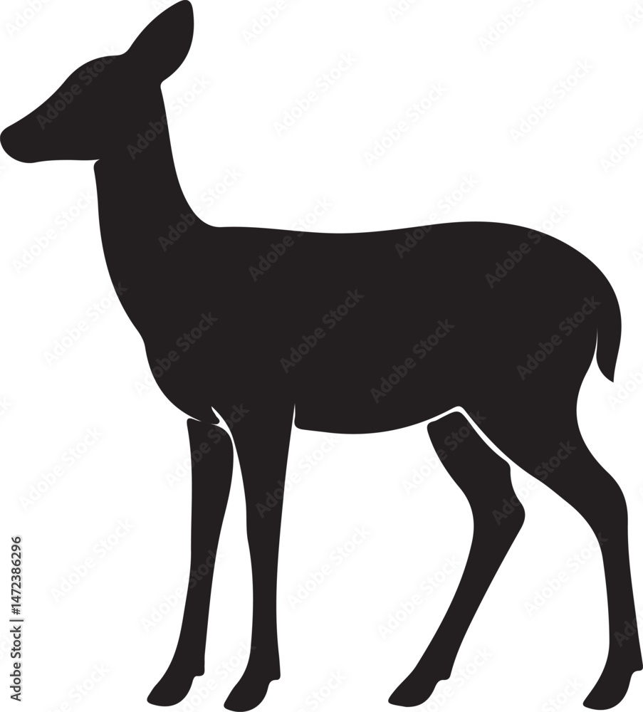 Fototapeta premium deer silhouette