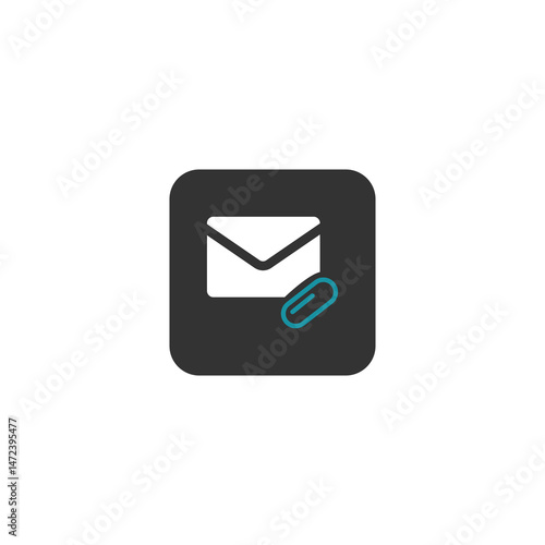 Free Download Envelope with Paperclip Icon - GFXLoad