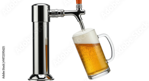 Isolated Beer Tap
