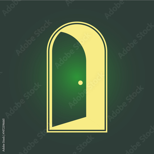 Door trendy artwork marvelous abstract vector illustration colorful useful design