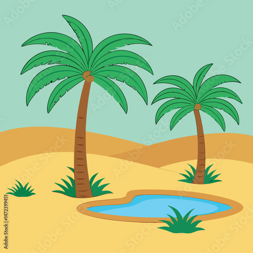 palm trees on the beach