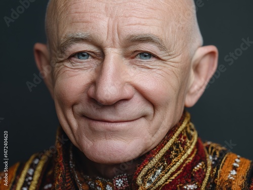Elderly man with a gentle s...