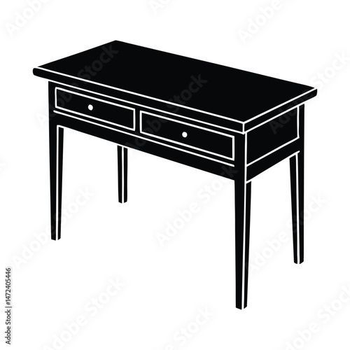 table, Desk, illustration vector art