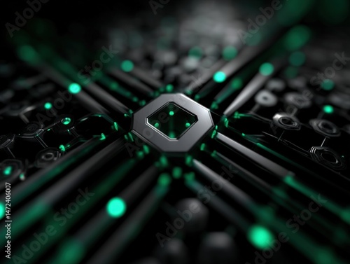 Abstract futuristic design ...