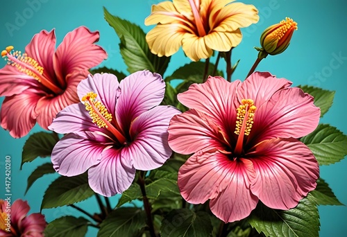 Wallpaper Mural bouquet of flowers Torontodigital.ca