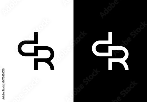 DR, RD logo monogram style