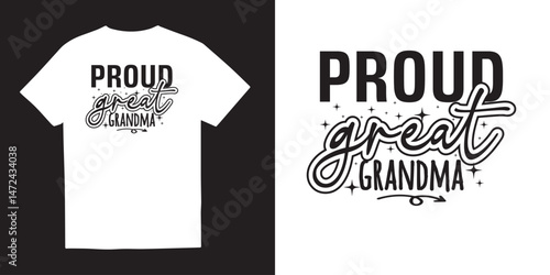 Proud great grandma tshirt design, Grandma SVG tshirt design, grandmother svg png, Cut Files for Cricut, grandparents day, Happy Mother Day