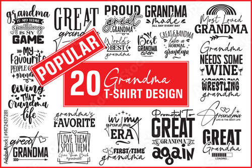 Grandma bundle, Grandma SVG bundle, Grandma sublimation png, grandmother svg png, Cut Files for Cricut,Silhouette, Grandma tshirt design bundle, grandparents day, Happy Mother Day