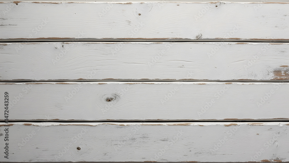 Obraz premium Aged ash wood planks, straight pattern, distressed finish, time-worn patina, vintage style, seamless texture, no shadows.