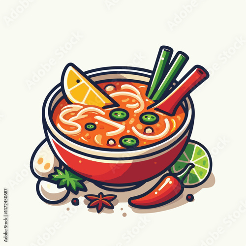 soup, food, asian, shrimp, bowl, cuisine, chili, delicious, spicy, thai, fresh, lime, background, meal, lunch, traditional, prawn, dinner, healthy, thailand, gourmet, asia, cooking, tom yum, tom, thai