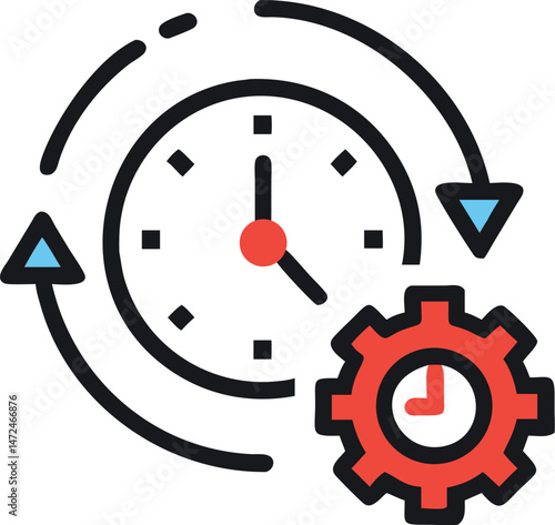 Down time icon