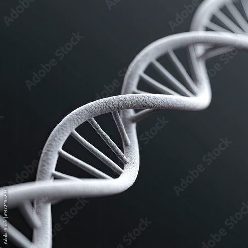 Exploring dna structure dynamics in a scientific lab 3d rendering molecular biology close-up research concept