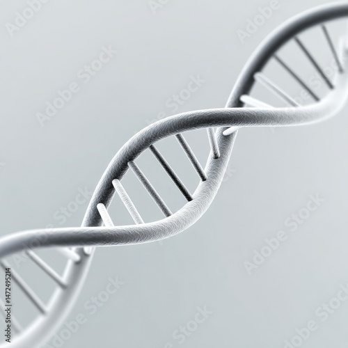 Exploring genetic structures dna helix model laboratory 3d render scientific environment close-up view biotechnology concept
