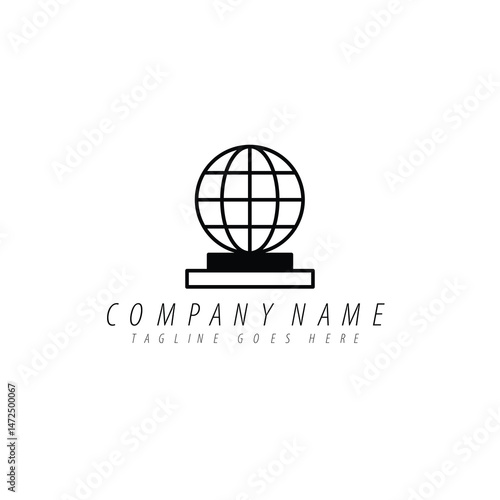 Cake Shop Logo Design. Red Velvet Heart Cake